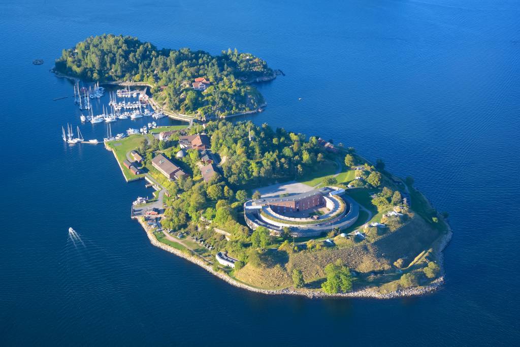 Flyfoto Oscarsborg festning